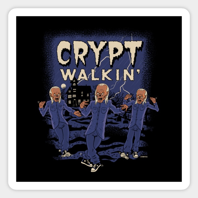 Crypt Walkin' Magnet by Peter Katsanis Art